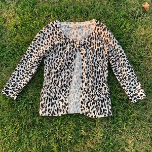 Cheetah cardigan
